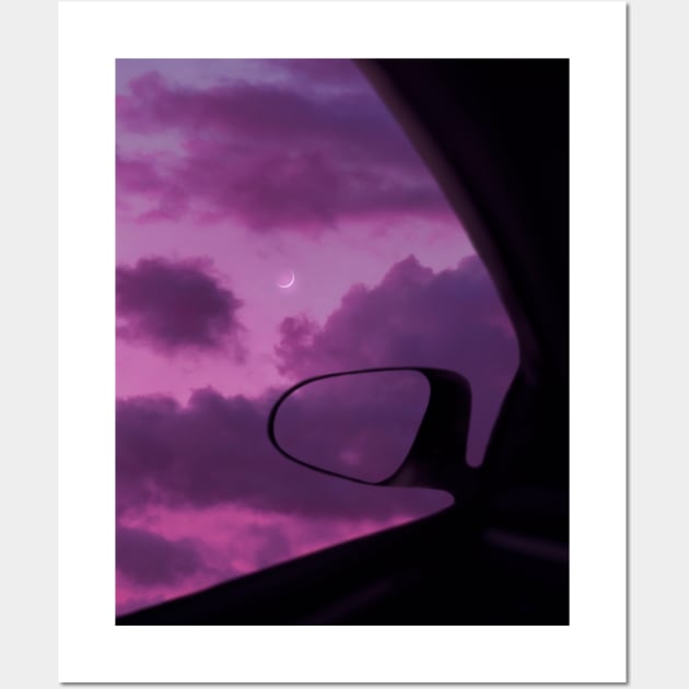 Driving above the Clouds Wall Art by lyla_ab